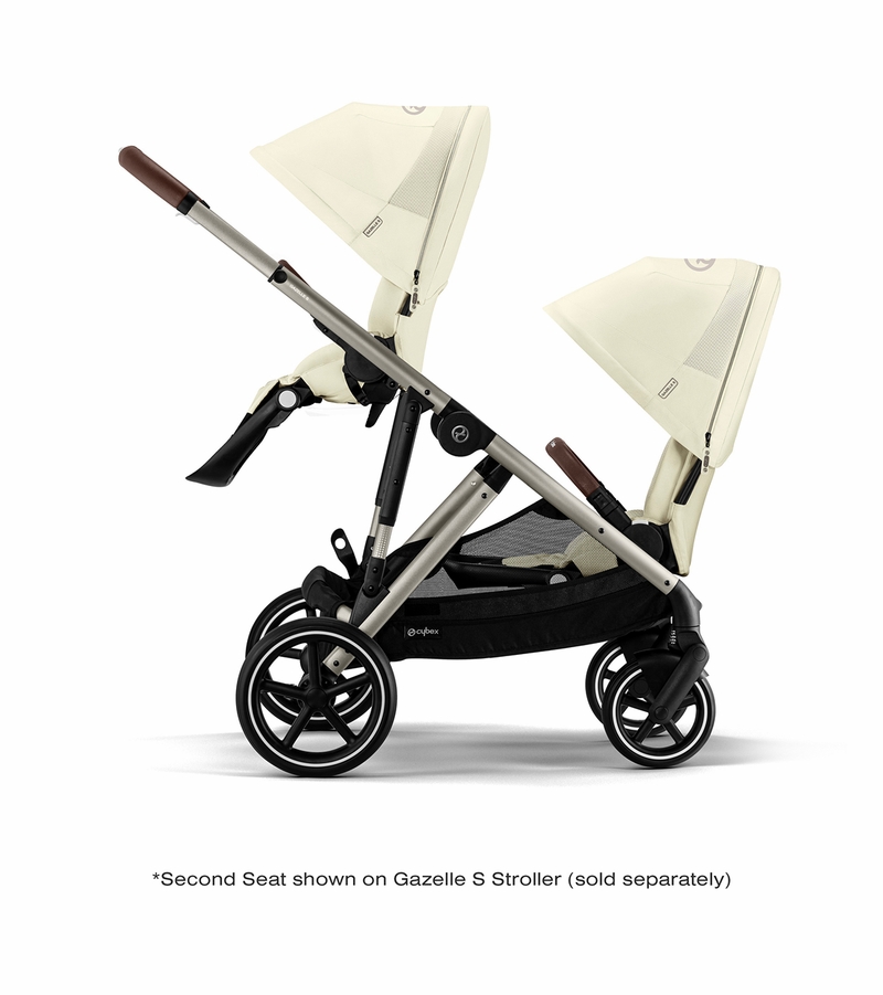 Cybex Gazelle S 2 Second Seat - Taupe Frame / Seashell Beige