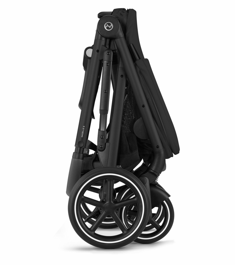 Cybex Gazelle S 2 SingletoDouble Stroller Black Frame / Moon Black