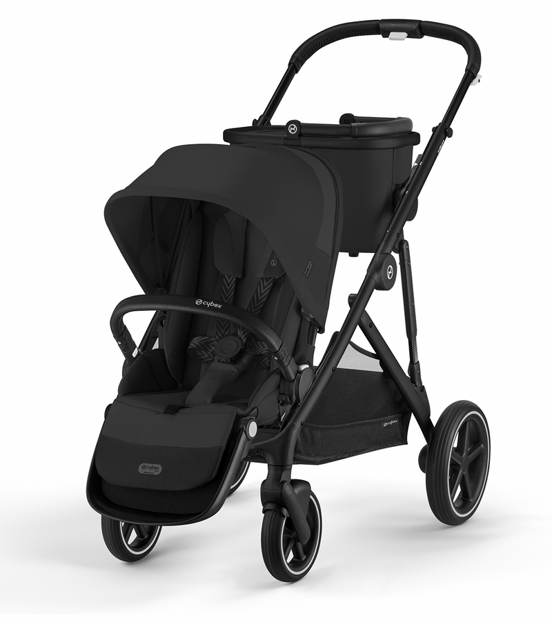 Cybex Gazelle S 2 SingletoDouble Stroller Black Frame / Moon Black