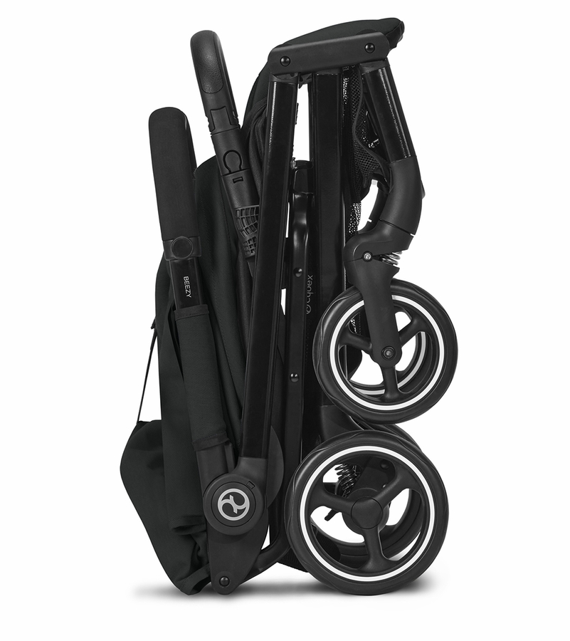 Cybex Libelle 2 Compact Stroller + Travel Bag Bundle Lava Grey