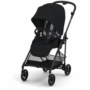 Cybex Melio Carbon 3 Stroller - Moon Black