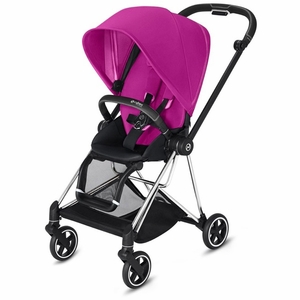 Cybex Mios 2 Complete Stroller - Chrome/Black/Fancy Pink