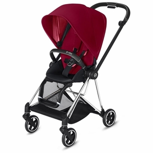 Cybex Mios 2 Complete Stroller - Chrome/Black/True Red