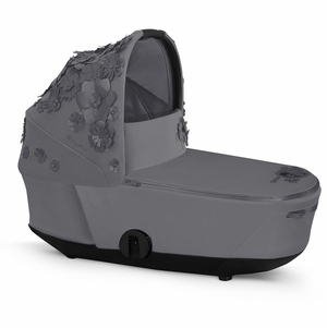 Cybex Mios 3 Lux Carry Cot - Simply Flowers Dream Grey