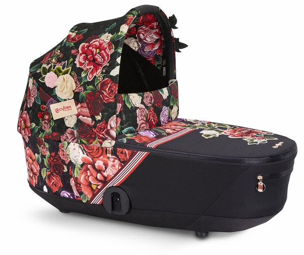 Cybex Mios 3 Lux Carry Cot - Spring Blossom Dark