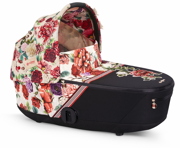 Cybex Mios 3 Lux Carry Cot - Spring Blossom Light