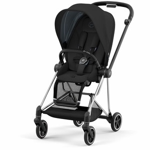 Cybex Mios 3 Stroller (One Box) - Chrome / Black / Deep Black