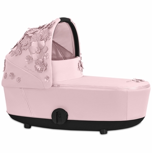 Cybex Mios Lux Carry Cot - Simply Flowers - Pale Blush
