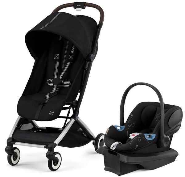 Cybex Orfeo Compact Stroller + Aton G SensorSafe Travel System Bundle