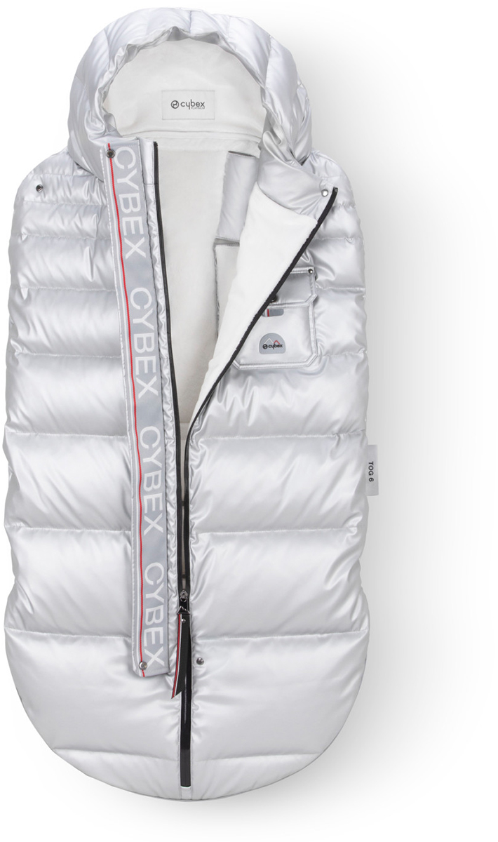 Cybex Platinum Winter Footmuff - Arctic Silver