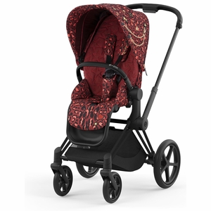 Cybex Priam 4 Complete Stroller Bundle - Rockstar by Alec Voelkel