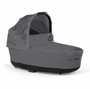 Cybex Priam 4 / ePriam 2 Lux Carry Cot - Simply Flowers Dream Grey