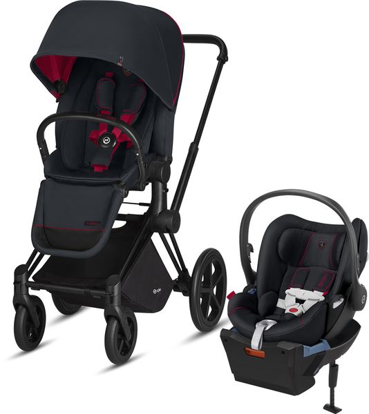 Cybex Priam & Cloud Q Travel System Ferrari Black