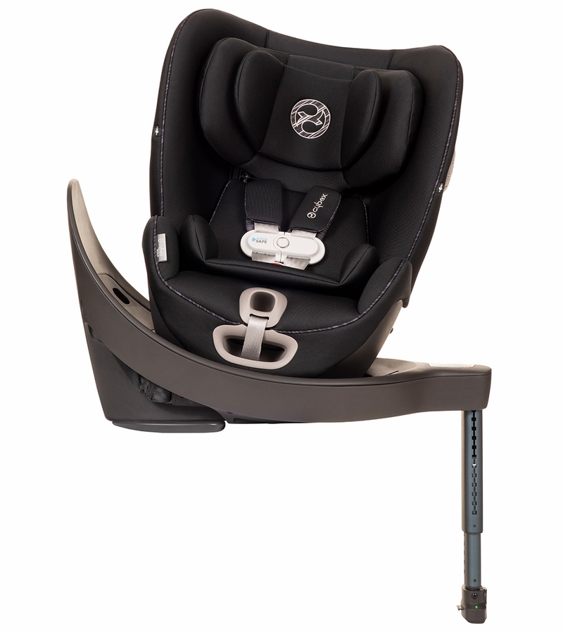 CYBEX Sirona S Rotating Convertible Car Seat with Load Leg and with SensorSafe Urban Black