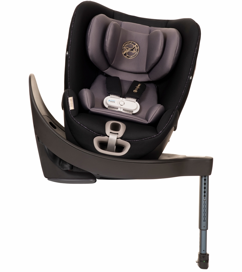 CYBEX Sirona Rotating Convertible Car Seat with Load Leg and with SensorSafe - Premium Black