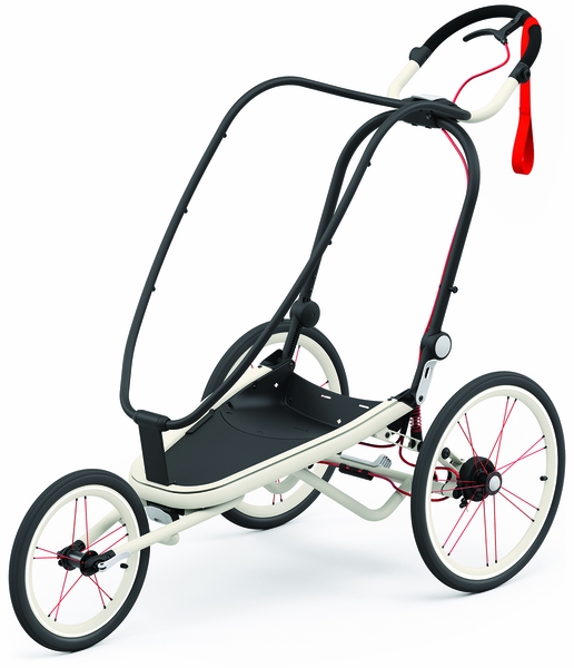 Cybex Zeno Multisport Trailer Frame - Cream with Orange Details