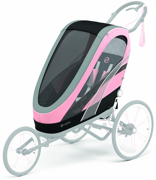 Cybex Zeno Multisport Trailer Seat Pack - Silver Pink