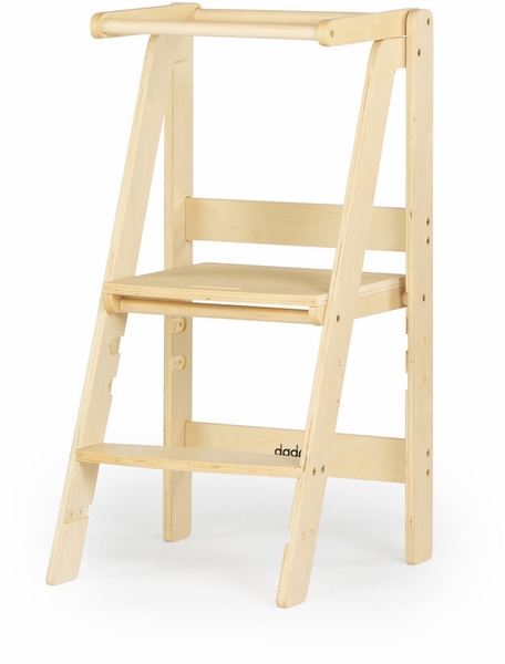 dadada Folding Toddler Tower - Natural