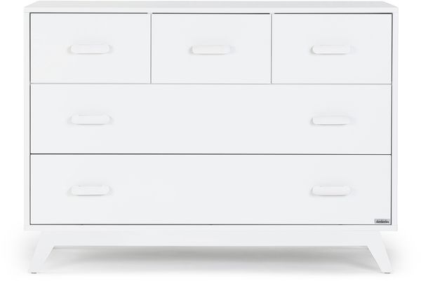 dadada Soho 5-Drawer Dresser - All White