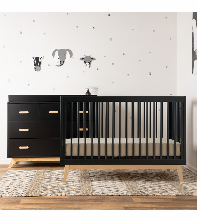 dadada Soho 5Drawer Dresser Black / Natural