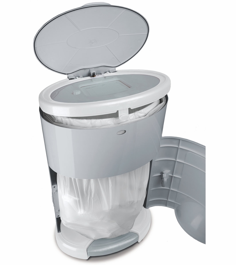 Dekor Diaper Dekor Mini Diaper Pail Gray