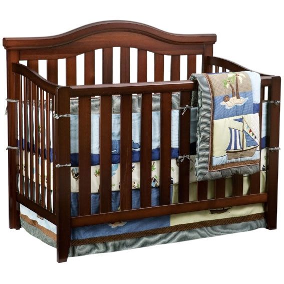 Delta Lifetime 4 in 1 Convertible Crib Dark Cherry