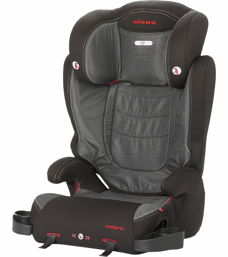 Diono Cambria High Back Belt Positioning Booster Car Seat Shadow