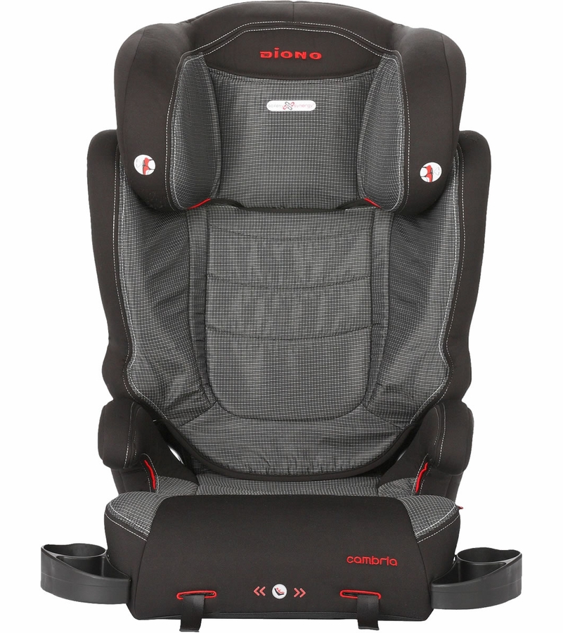 Diono Cambria High Back Belt Positioning Booster Car Seat Shadow