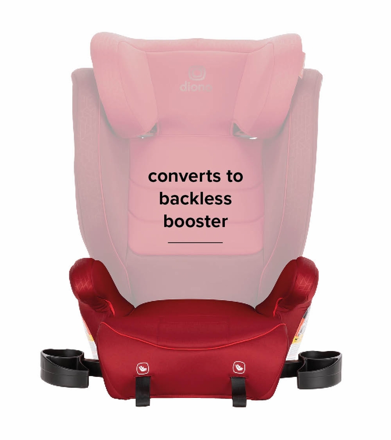 Diono Monterey 2XT Latch 2in1 Booster Car Seat Red