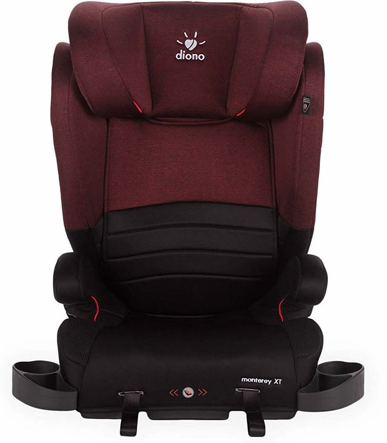Diono Monterey XT High Back Belt Positioning Booster Car Seat Red/Black