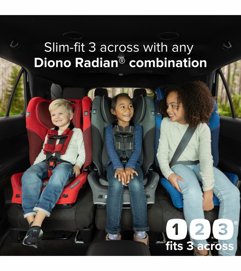 Diono Radian 3QXT Narrow AllinOne Convertible Car Seat Red Cherry