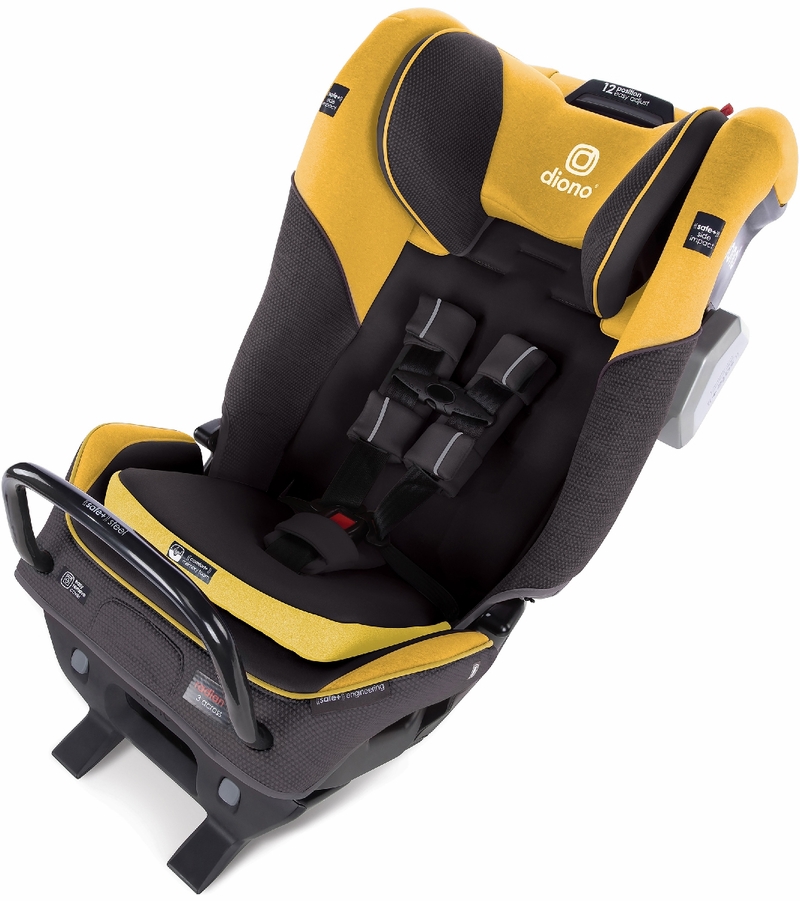 Diono Radian 3QXT Narrow AllinOne Convertible Car Seat Yellow Mineral