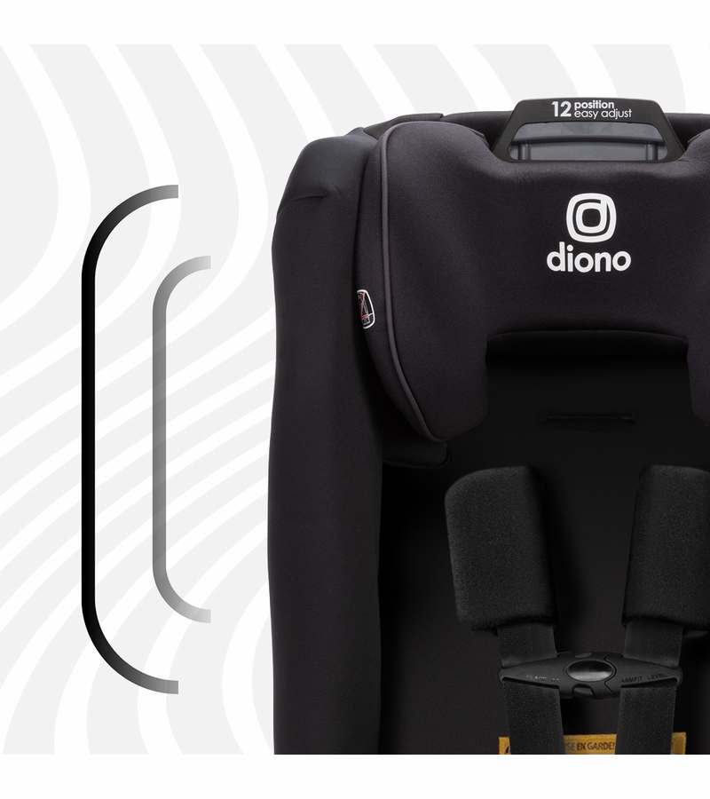 Diono Radian 3R SafePlus AllinOne Convertible Car Seat Jet Black