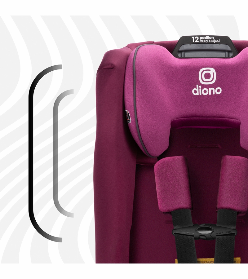 Diono Radian 3R SafePlus AllinOne Convertible Car Seat Purple Plum