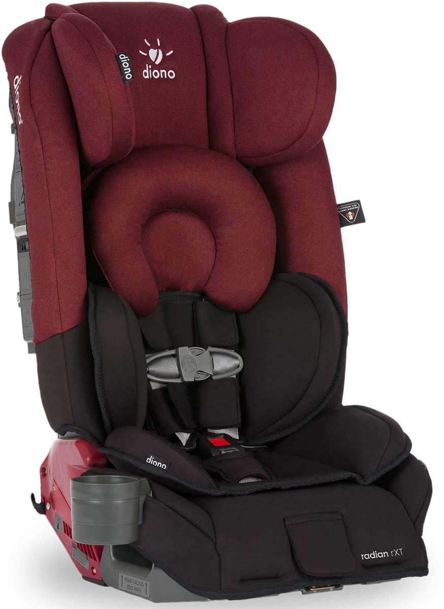 Diono Radian RXT Convertible + Booster Car Seat Black Scarlet