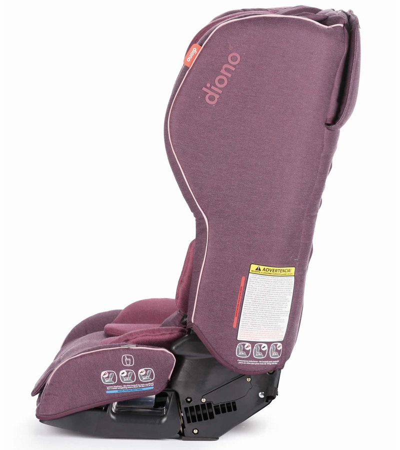 Diono Rainier 2 AXT AllinOne Convertible Car Seat + Booster Plum
