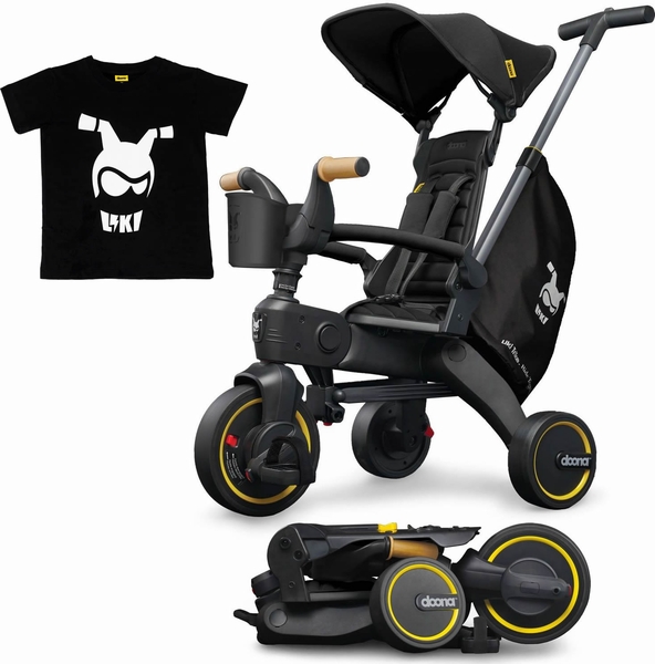Doona Liki Trike S5 + T-Shirt - Nitro Black
