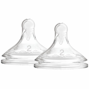 Dr. Brown's Options+ Level 2 Wide-Neck Bottle Nipples - 2-Pack