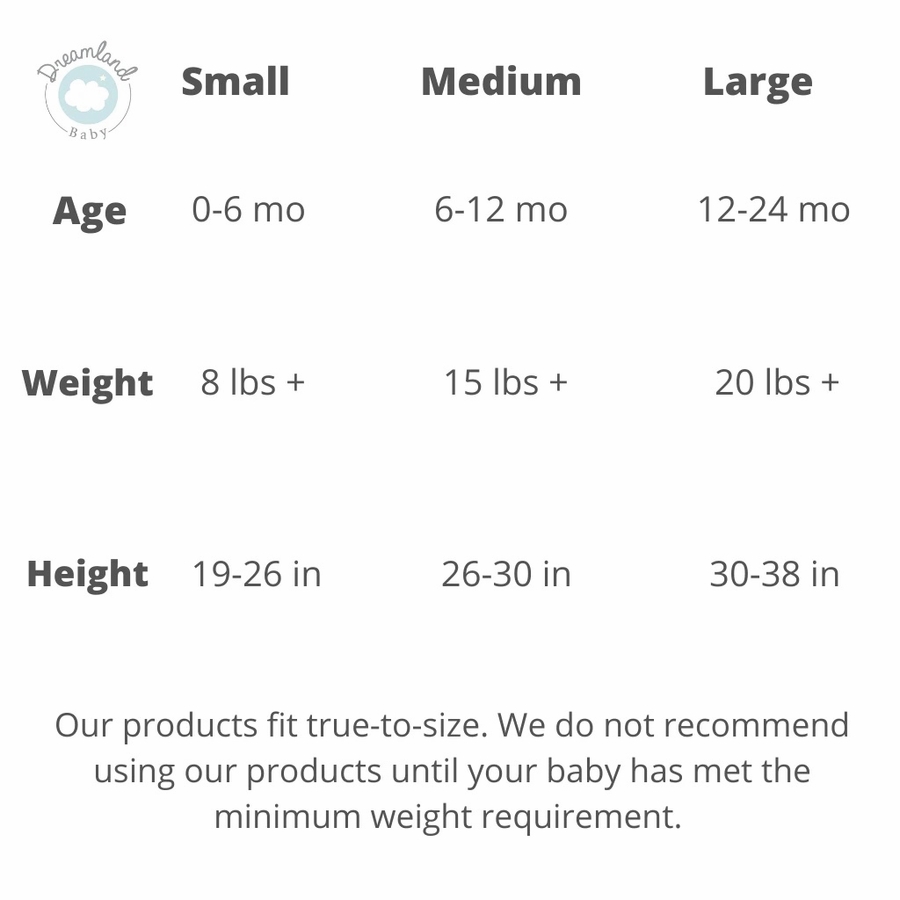 Dreamland Baby Dream Weighted Sleep Sack & Swaddle, 06 months