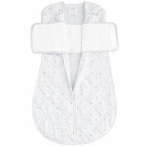 Dreamland Baby Dream Weighted Swaddle (Gen 2) - Classic Grey Stars, 0-6 months