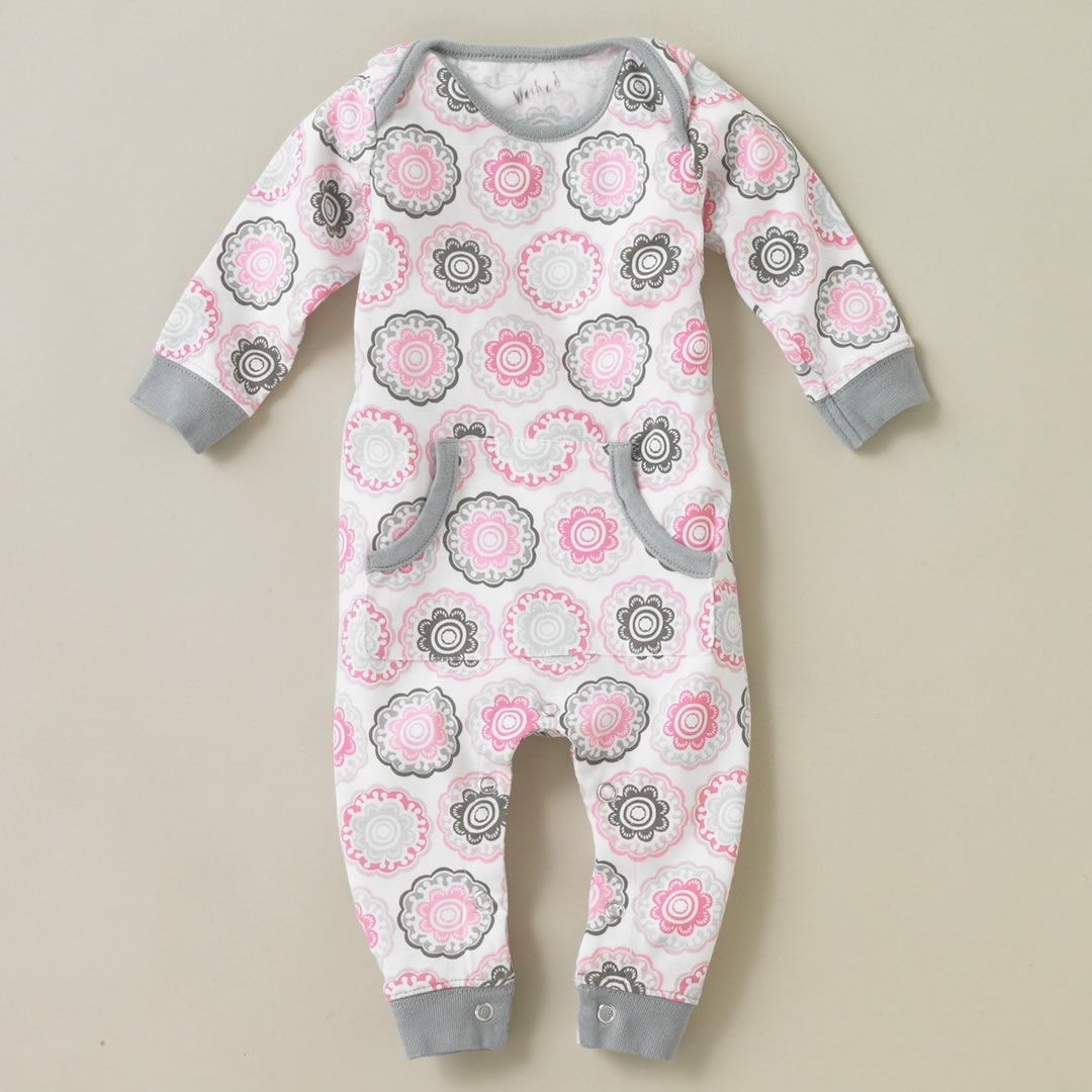 DwellStudio Zinnia Rose Playsuit 6-12 Mo