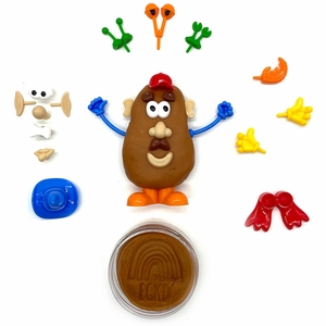 Earth Grown KidDoughs Play Dough Kit - Mr. Pota-dough Head (Scented)