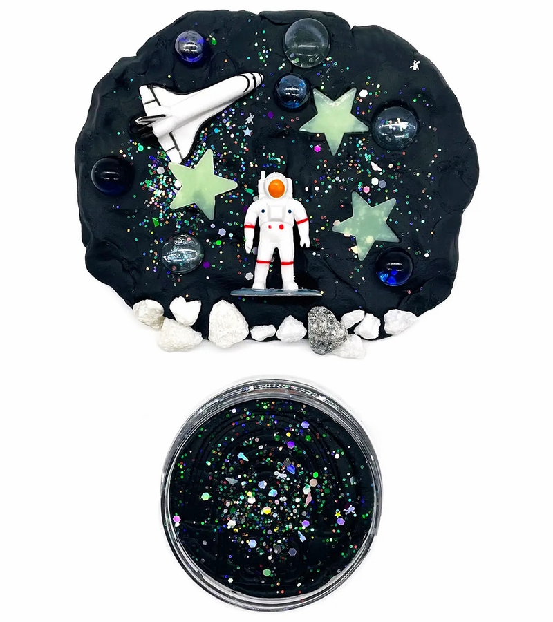Earth Grown KidDoughs Play DoughToGo Jar Space (Scented)