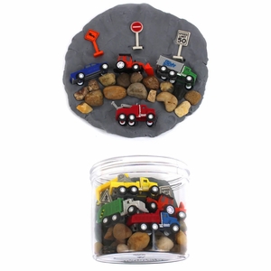Earth Grown KidDoughs Play Dough-To-Go Jar - Transportation (Scented)