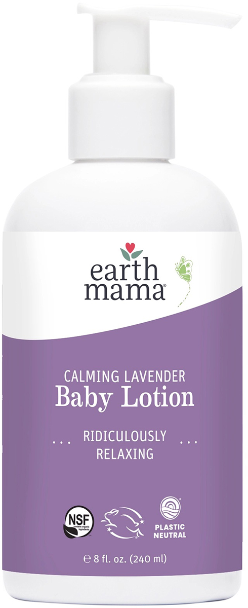 Earth Mama Calming Lavender Baby Lotion, 8 fl. oz
