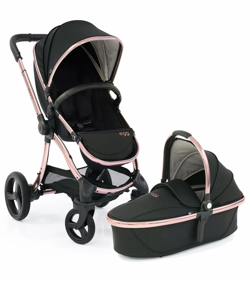 egg Strollers egg2 Stroller & Carry Cot Bundle Diamond Black