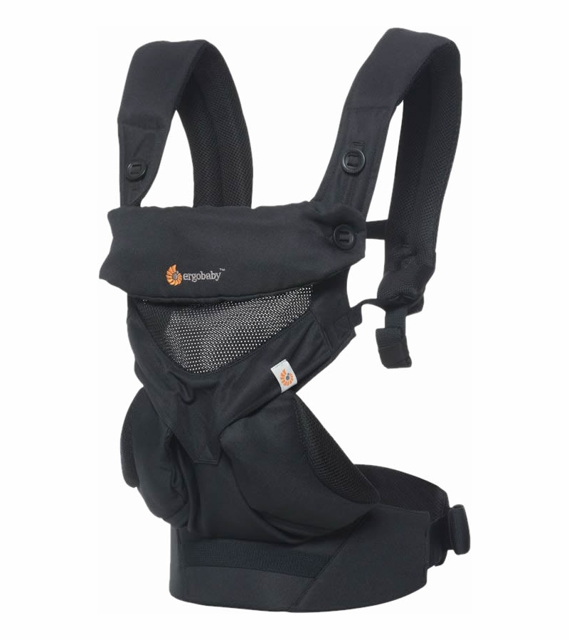 Ergobaby 360 Four Position Baby Carrier Cool Air Onyx Black