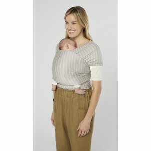 Ergobaby Aura Wrap, Sustainable Knit - Grey Stripes