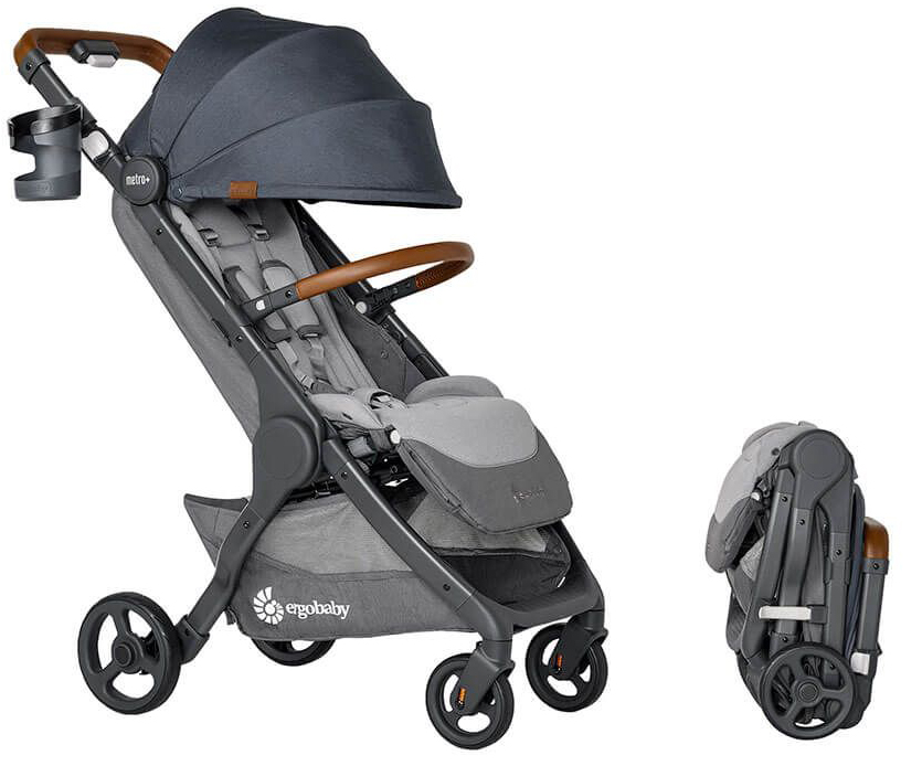 Ergobaby Metro+ Deluxe Compact City Stroller London Grey