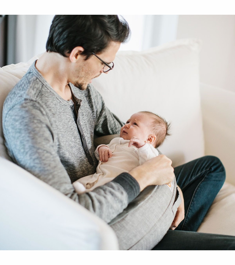 Ergobaby Natural Curve Nursing Pillow Heathered Grey